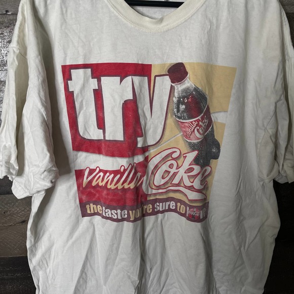 SOLD VTG Vanilla Coke Shirt XL - Picture 2 of 3